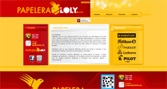 Desktop Screenshot of papeleraloly.com