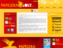 Tablet Screenshot of papeleraloly.com